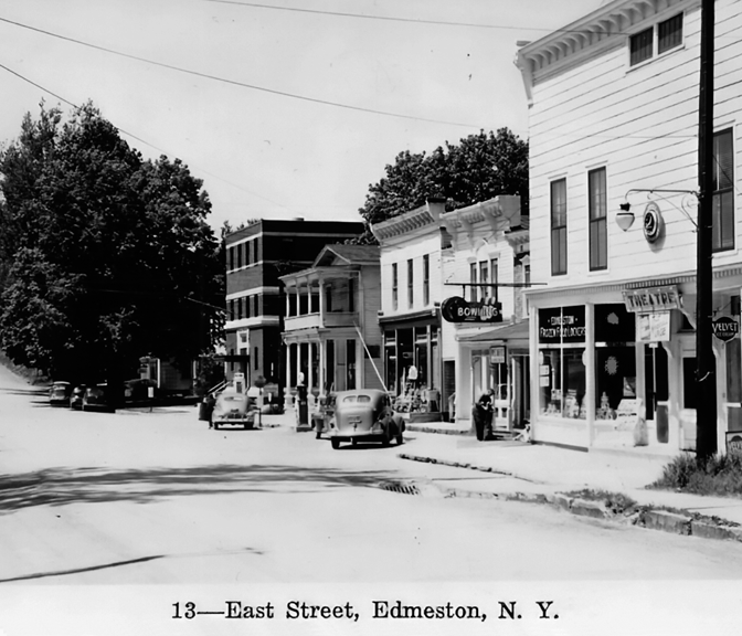 Photo of 13 East Street, Edmeston, NY in 1920, NYCM Insurance's location at the time.