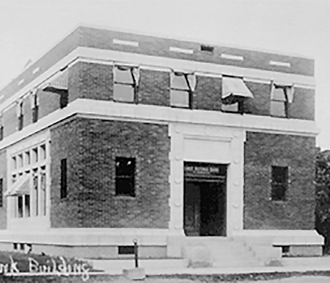 Photo of NYCM Insurance's First National Bank in 1939.